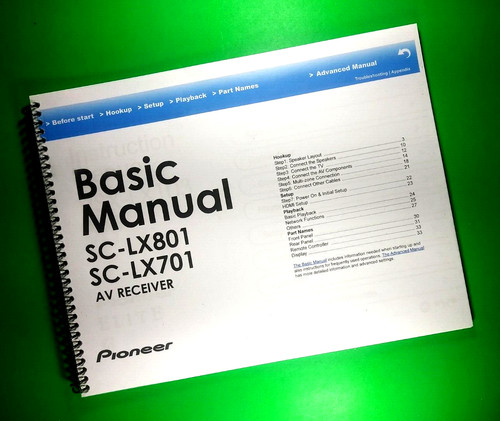 Owners manual for pioneer - manual,