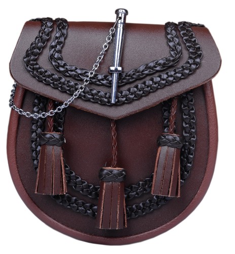 Handmade sporran brown - |,