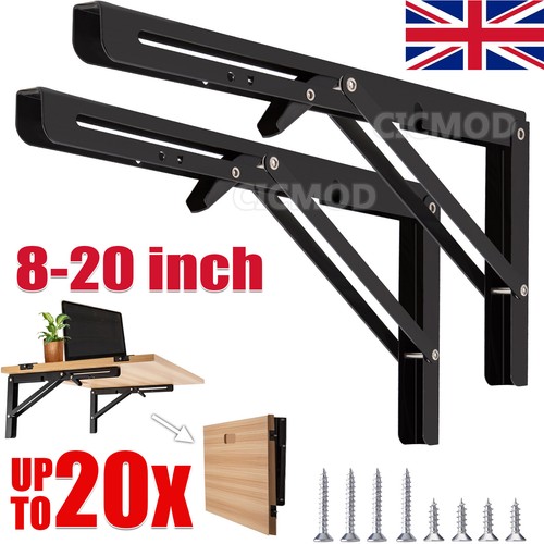 Folding shelf brackets - shelf,