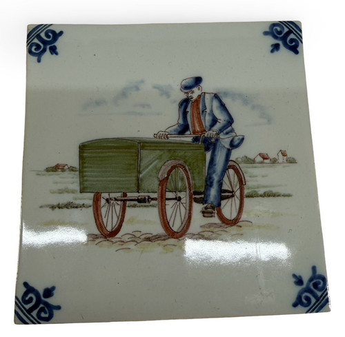 Vintage klm cargo delfts blauw - cargo,