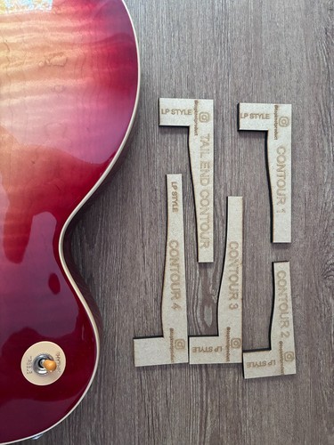 Les paul guitar body contour - paul,