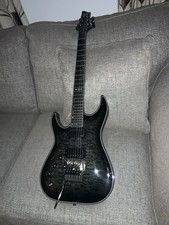 Left handed Schecter Hellraiser Hybrid C-1 FR, Trans Black Burst