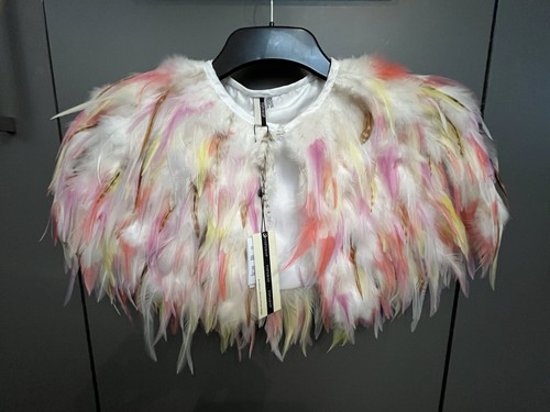 Topshop feather cape one - cape, size