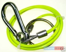 Trailer Caravan 1m Breakaway Hi Viz Cable Split Ring 1m for Towing Fluorescent