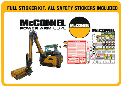 Mcconnel powerarm pa6070 hedge - mcconnel,