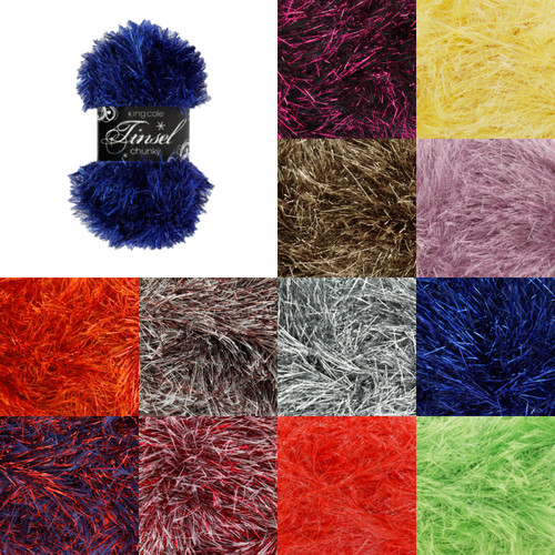 King cole tinsel chunky yarn - cole,