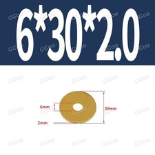 M2 M2.5 M3 M4 M5 M6 M8 M10 M12 M16 M18 M20 M22 M24 Form A Brass Washers DIN 125