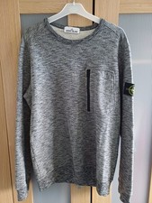 Stone Island Grey Marl Pocket Sweater