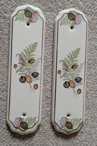 Vintage porcelain door - b.e.l.,