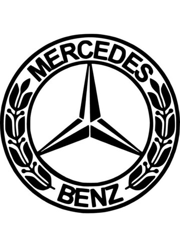 Mercedes benz vinyl car - 8”,
