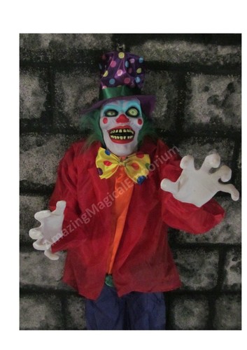 Halloween animated clown - animated,