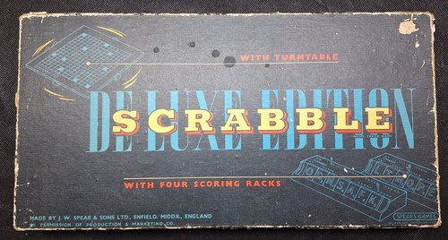 Scrabble deluxe edition - scrabble,