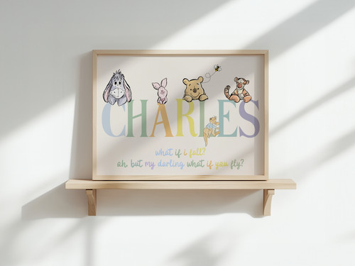 Rainbow pastel winnie the - pastel, pooh
