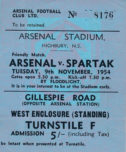 Ticket arsenal spartak - arsenal, v