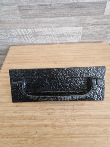 Black antique cast iron postal - black,