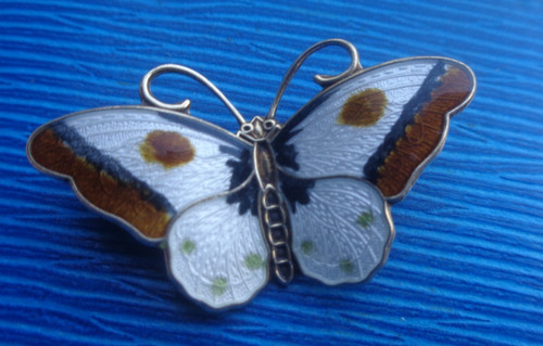 Norwegian enamel butterfly - norwegian,