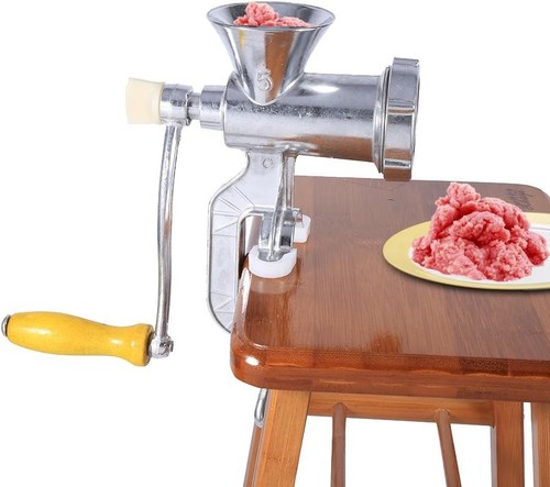 Manual meat grinder aluminum - grinder,,