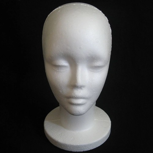 Polystyrene foam head - head, dummy