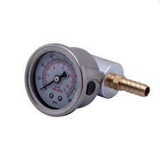 Inline Fuel Pressure Gauge Adaptor Kit With 9mm Hose & AN6 Connections Universal