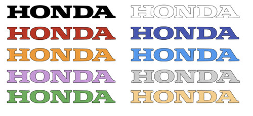 Honda motorbike vinyl - -,