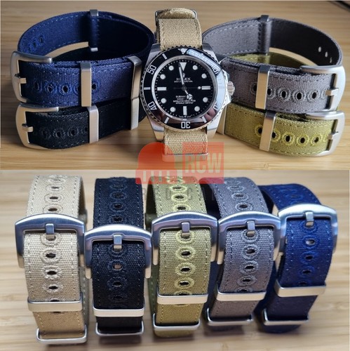 Canvas nato watch strap - canvas,