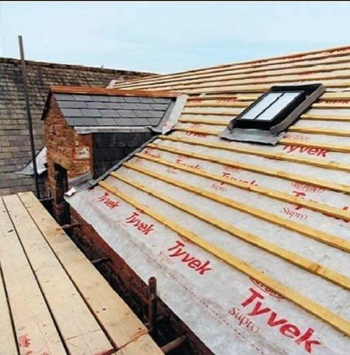 Tyvek supro roofing - tyvek, breather