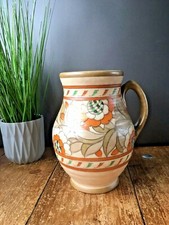 1930'S 40S ART DECO CROWN DUCAL CHARLOTTE RHEAD TUDOR ROSE 148 C JUG / VASE 4491