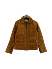 AERO LEATHER brown Men's outer