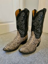 Vintage tony lama 8114 python - vintage,