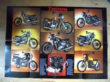 TRIUMPH SALES BROCHURE POSTER