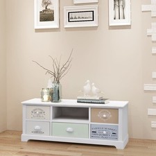 NNEVL French TV Cabinet Wood