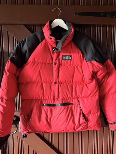 Rab red down smock - red,