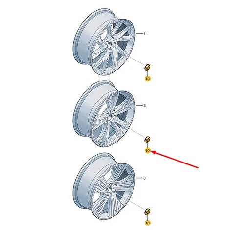 Seat wheel hub cap - seat,
