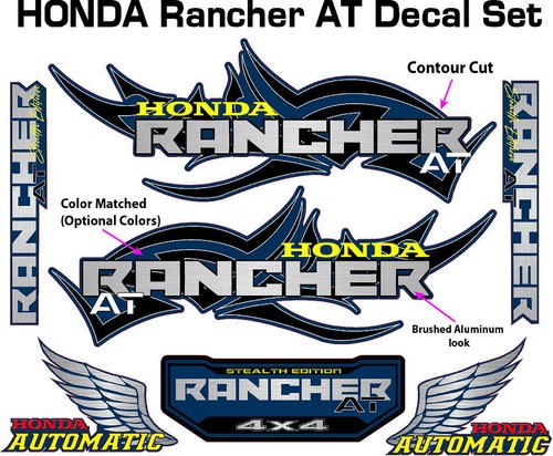 Honda rancher decal graphic - honda,