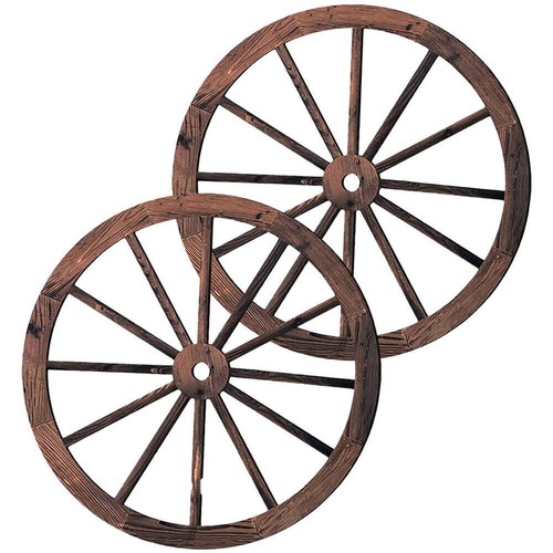 Pieces wooden wagon wheel - wooden,