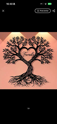 Black metal family - metal, tree