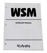 Kubota K008-3, U10-3 Excavator Workshop Service Manual Shop Repair Book