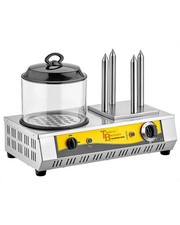 Hot Dog Machine Stainless Steel 4 Sticks Sausage Bun Warmer Hotdog Steamer