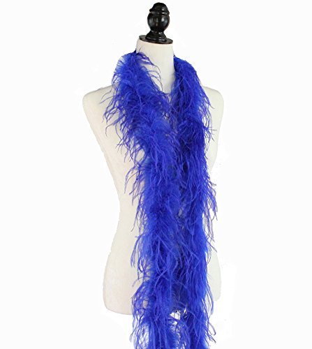 Royal blue 1ply ostrich - royal,