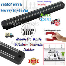 Magnetic Wall Mounted Kitchen Knife Holder Storage Rack Bar Strip 20/33/38/55cm.