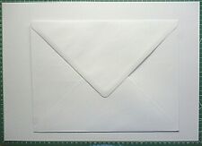 A3 Folding To A4 White Linen/Hammer/Smooth Card Blanks 300gsm & Envelopes 100gsm