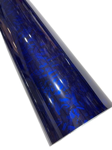Car vinyl wrap pet blue - car, forged