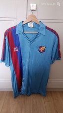 Rare Original barcelona football shirt Meyba Blue