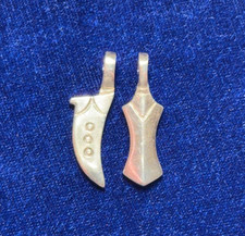 Sikh Khanda Kirpan Pendent 925
