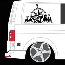 LARGE 2x Compass Mountain