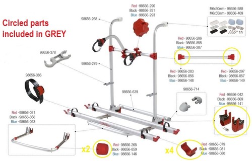 Fiamma carry bike pro - bike, spare