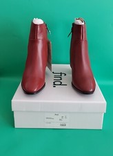 Woman's Cowboy Western Boots High Leather Red UK size 4EU 37