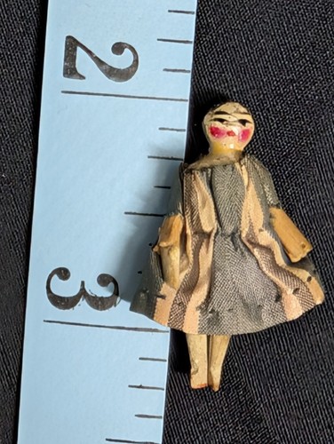 Antique grodnertal hand carved - grodnertal,