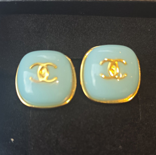 Chanel logo blue - chanel, cc