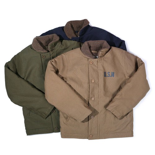 Men usn deck jacket - men's, n-1